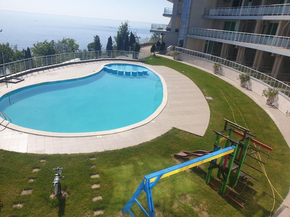 Studio Silver Terace With Sea View For 4 Person Byala  Bagian luar foto