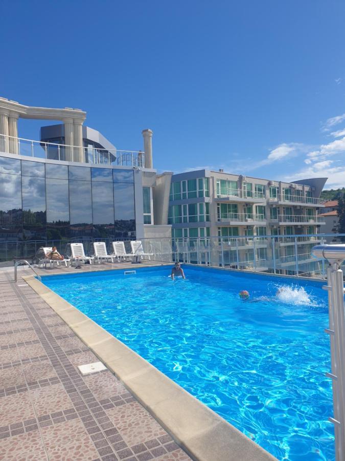 Studio Silver Terace With Sea View For 4 Person Byala  Bagian luar foto