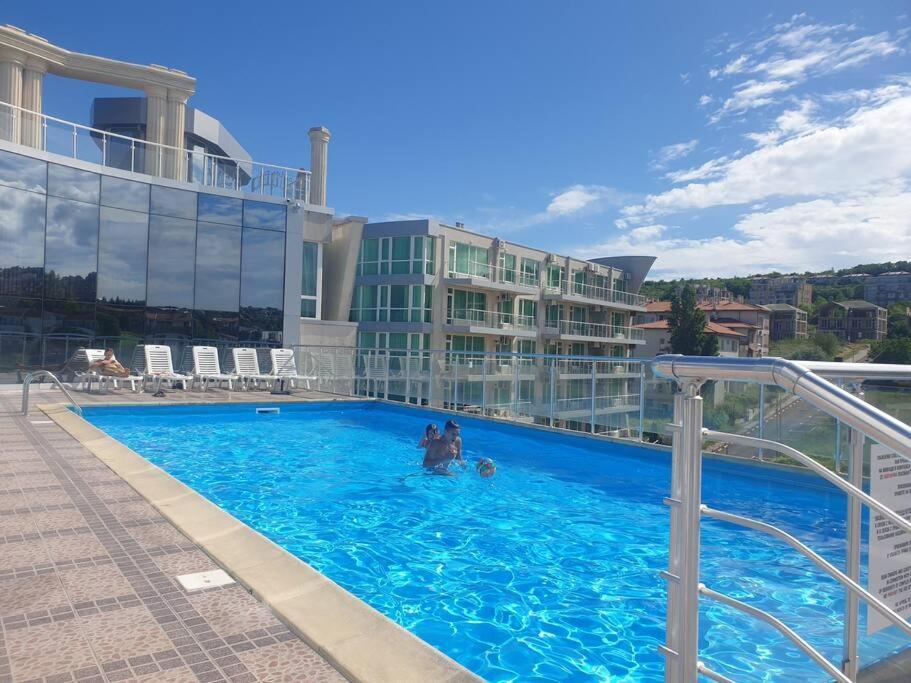 Studio Silver Terace With Sea View For 4 Person Byala  Bagian luar foto